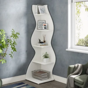 5-Tier Corner Bookshelf
